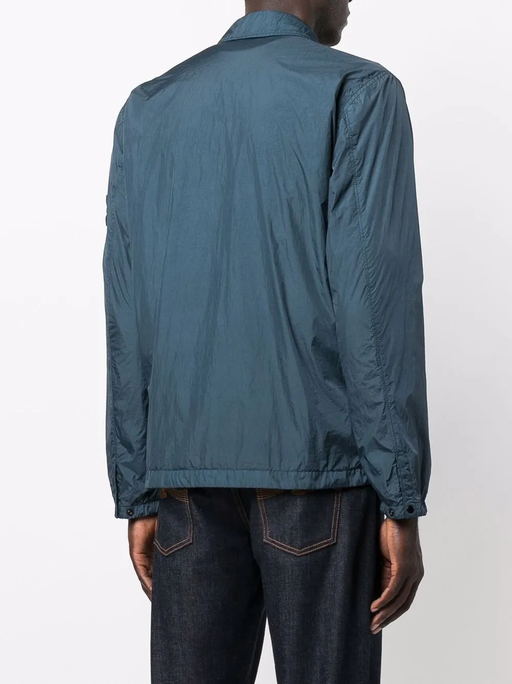 фото Stone island куртка на молнии с нашивкой-логотипом