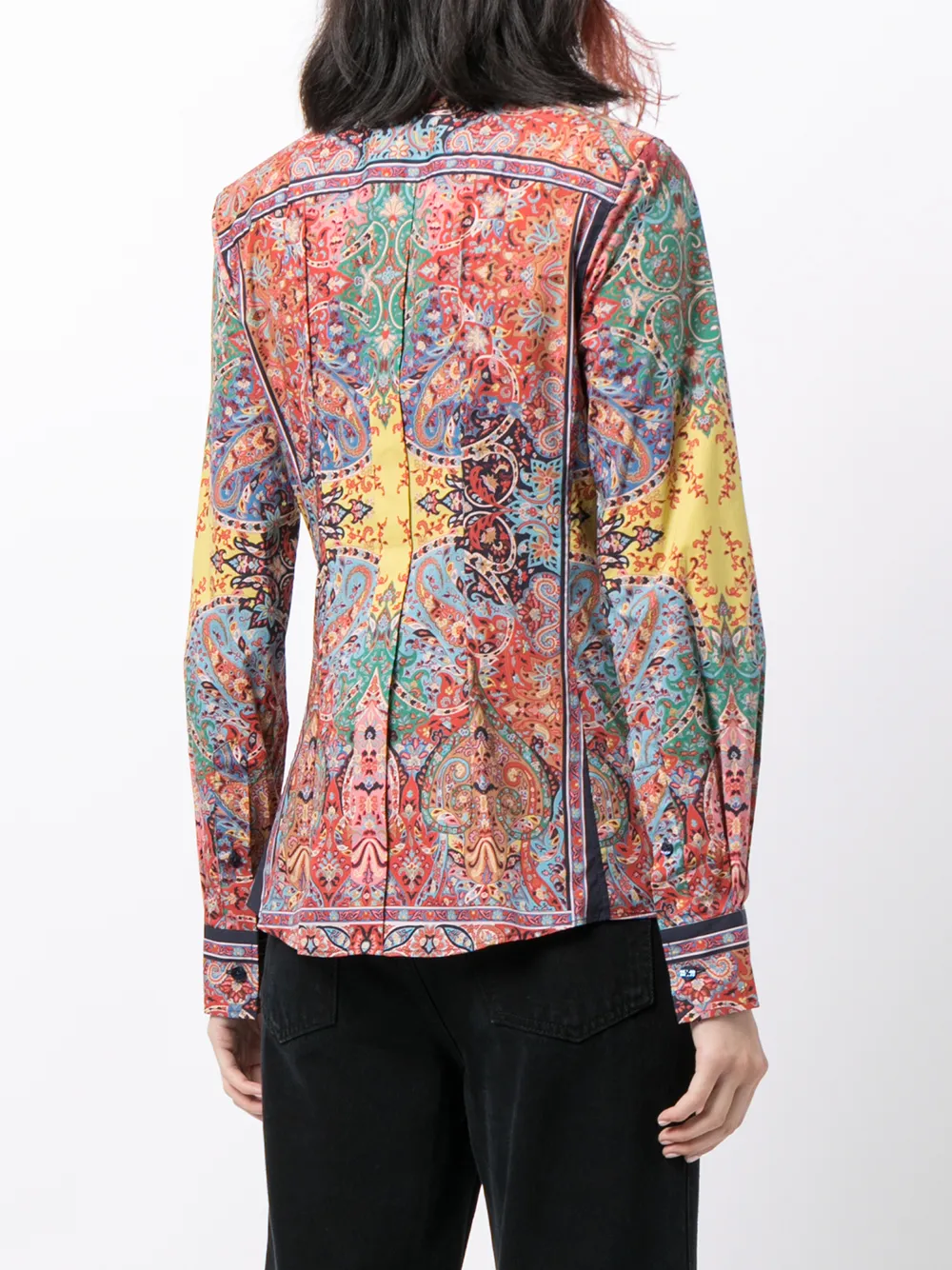 фото Etro рубашка с узором пейсли