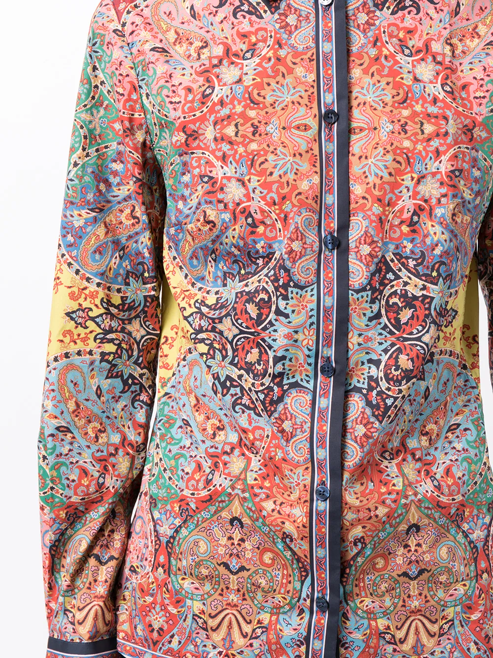 фото Etro рубашка с узором пейсли