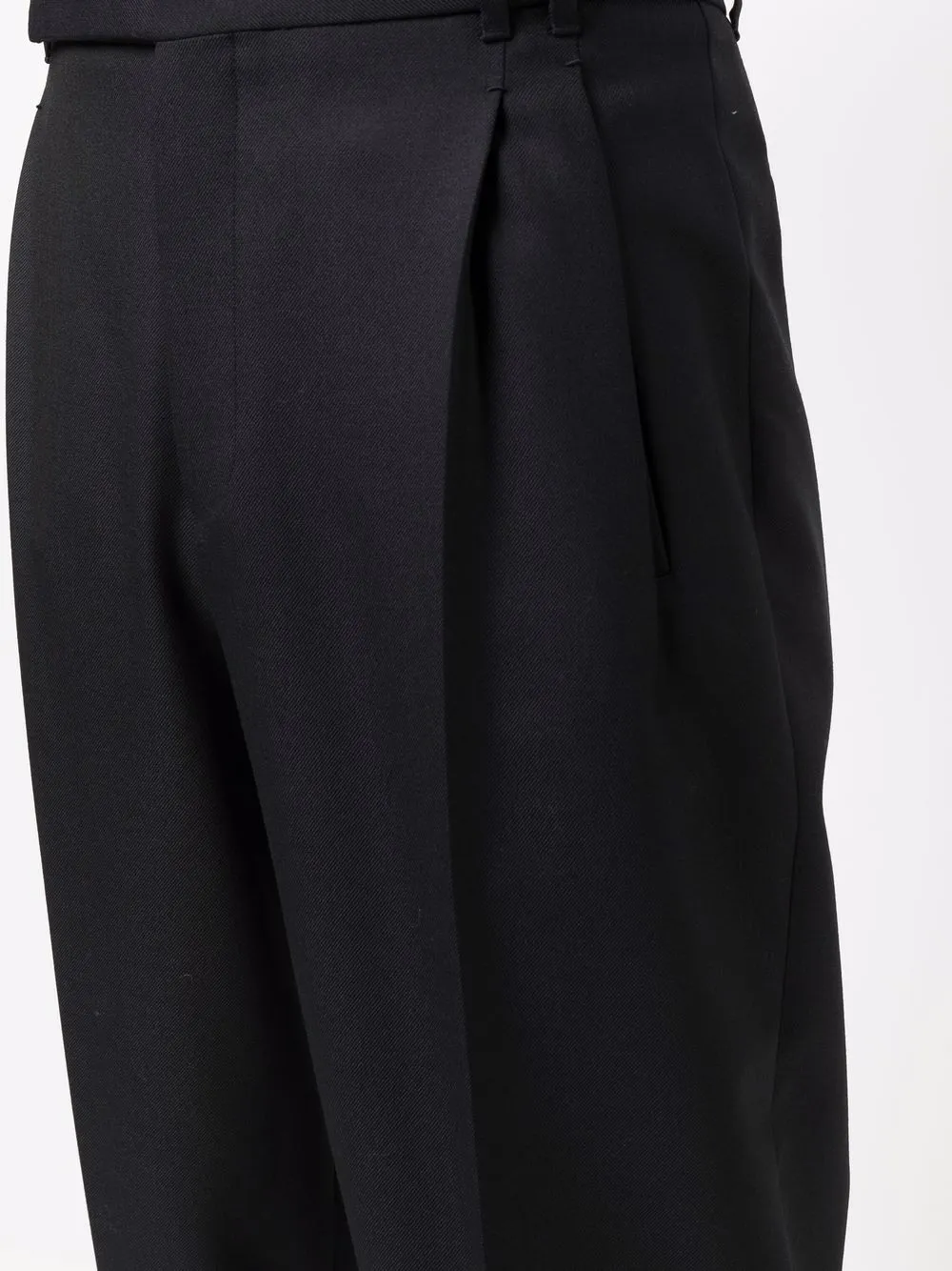 фото Ermenegildo zegna xxx брюки с завышенной талией и складками