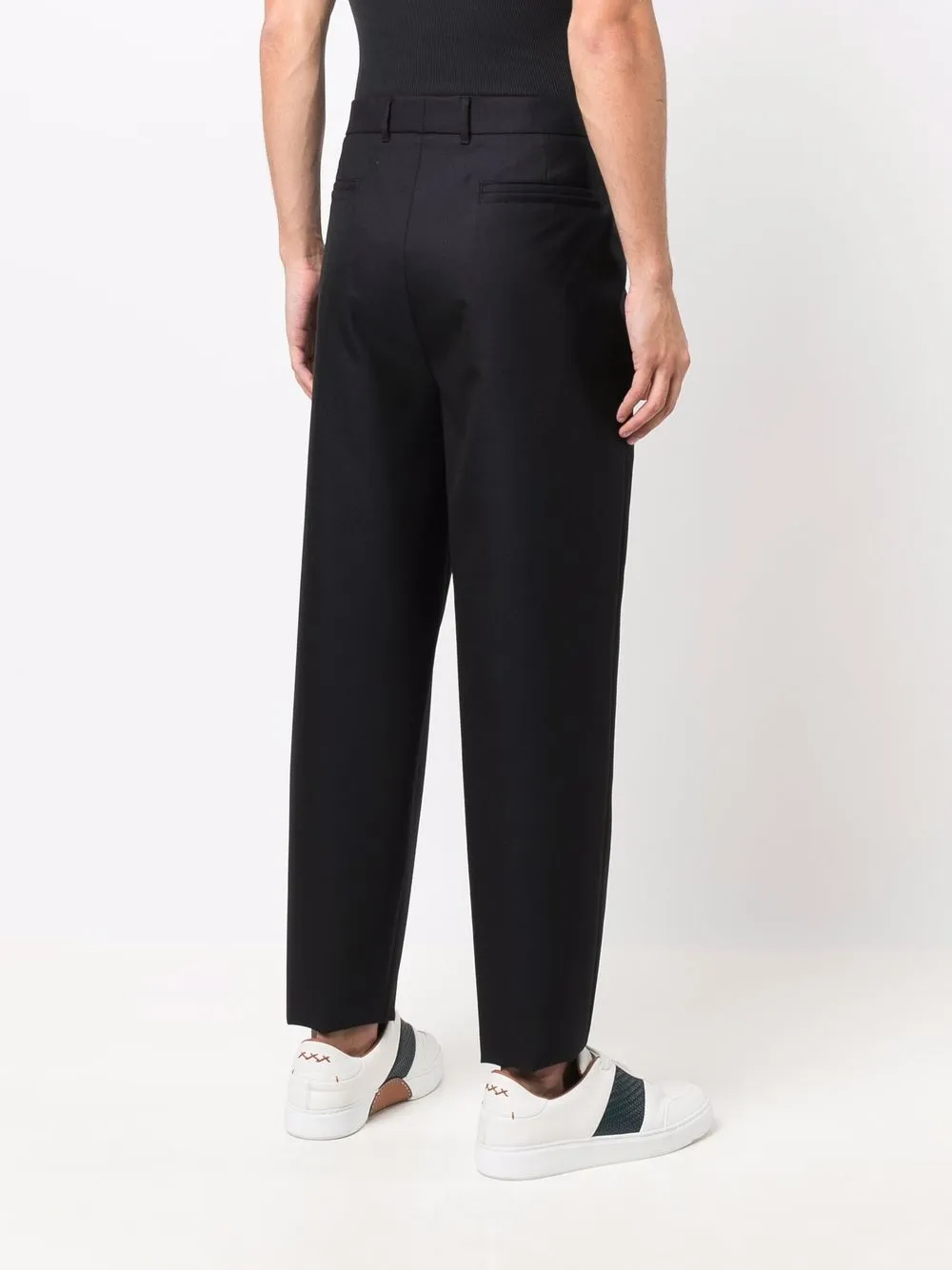 фото Ermenegildo zegna xxx брюки с завышенной талией и складками