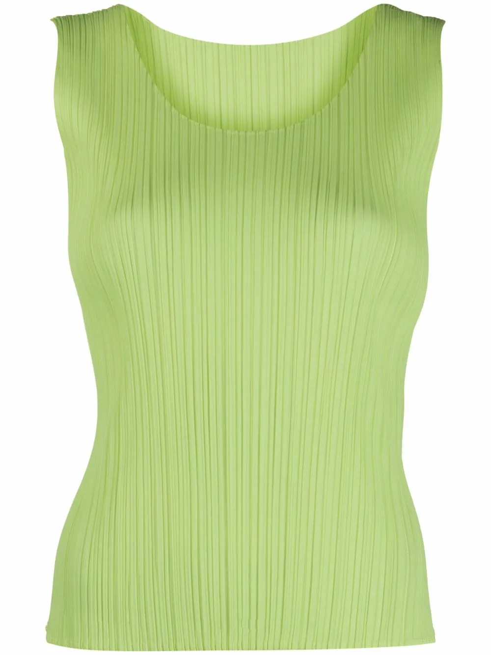 фото Pleats please issey miyake плиссированный топ без рукавов