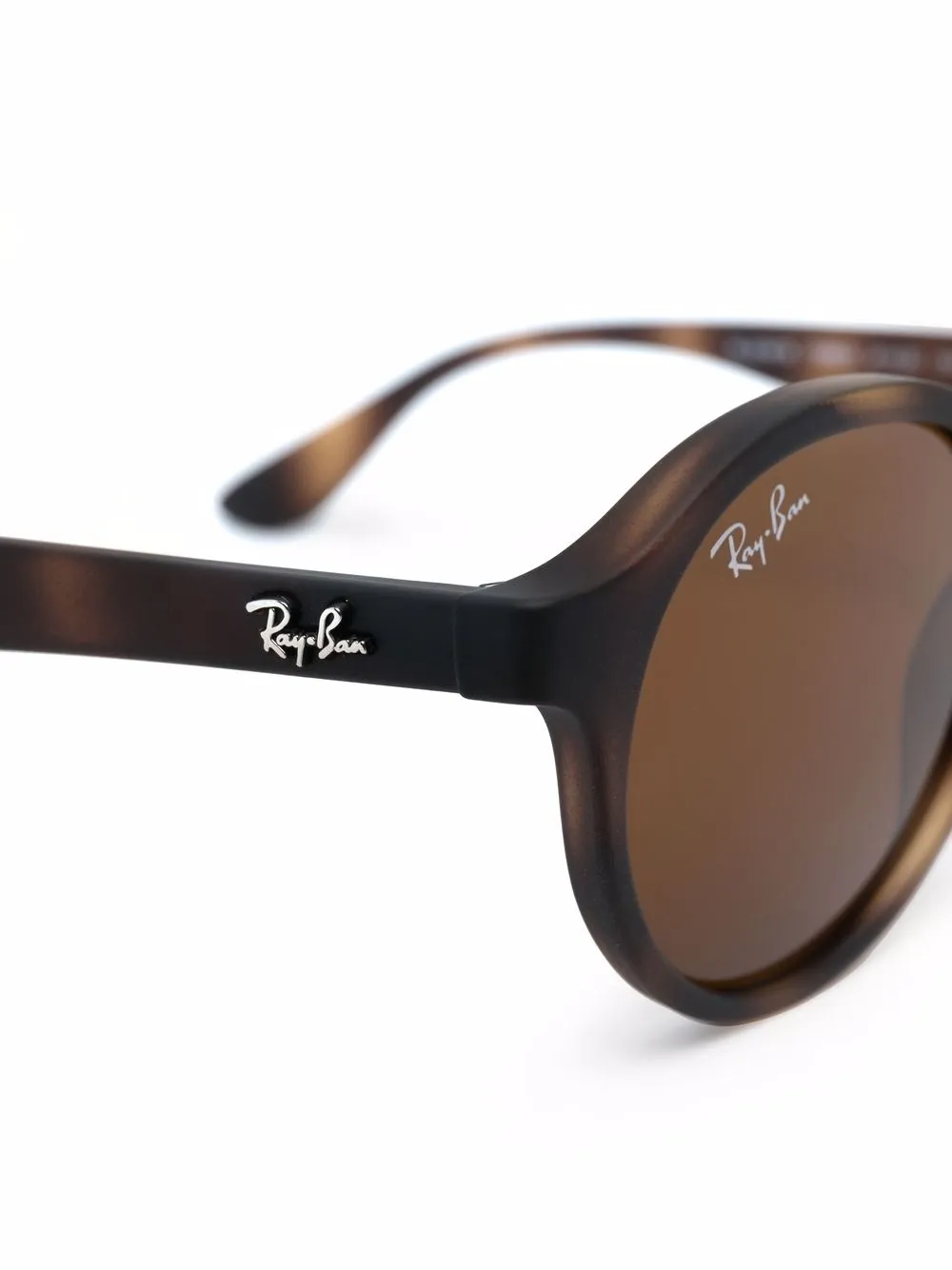фото Ray-ban junior солнцезащитные очки в круглой оправе черепаховой расцветки