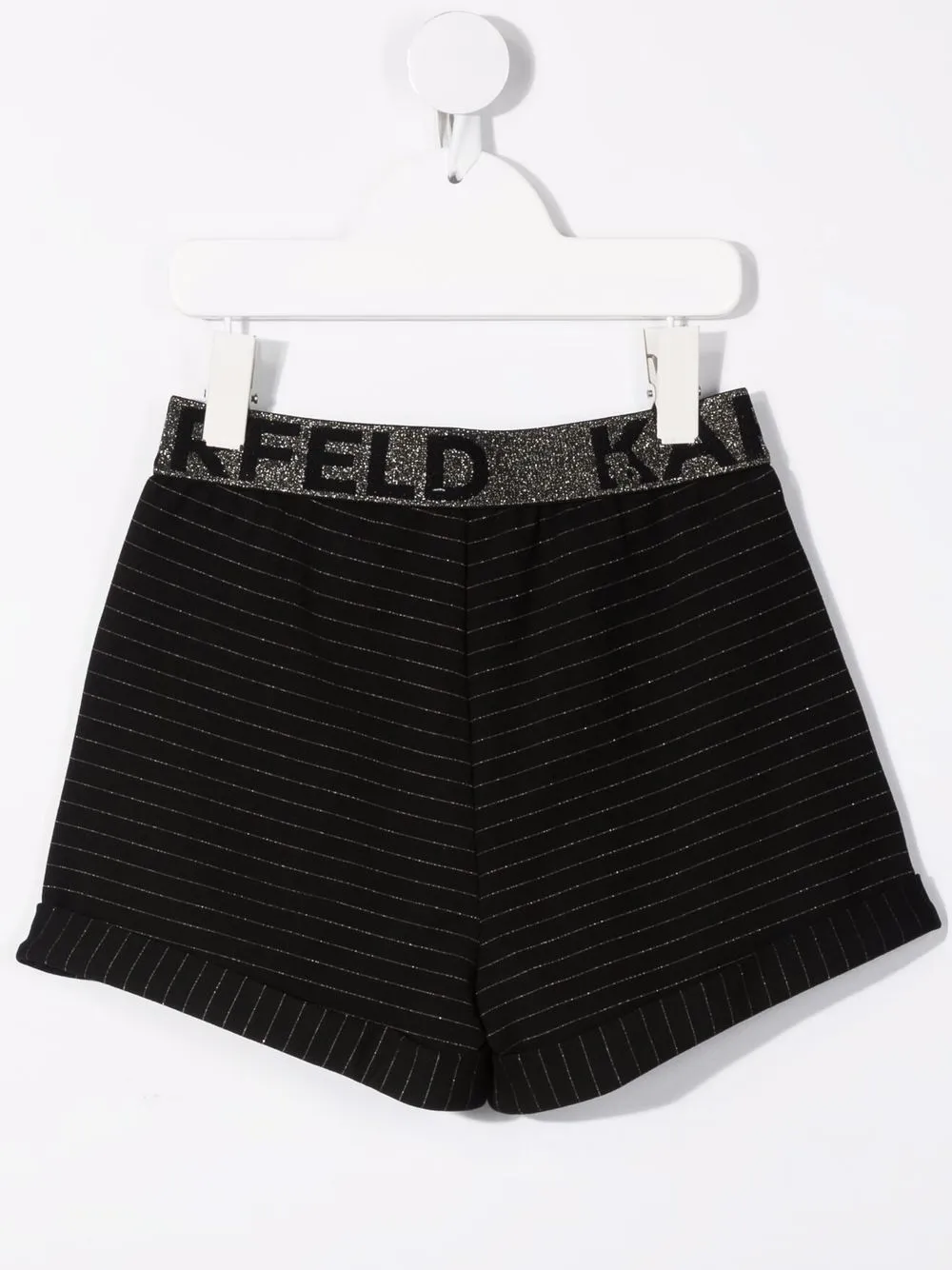 фото Karl lagerfeld kids шорты в полоску с логотипом