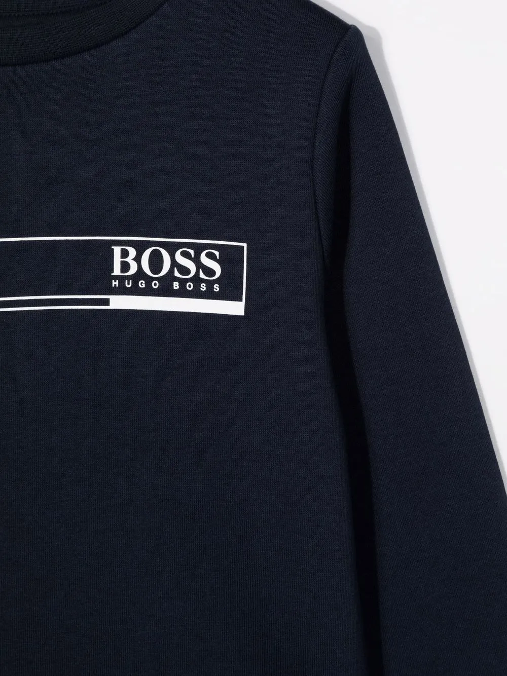 фото Boss kidswear флисовая толстовка с логотипом