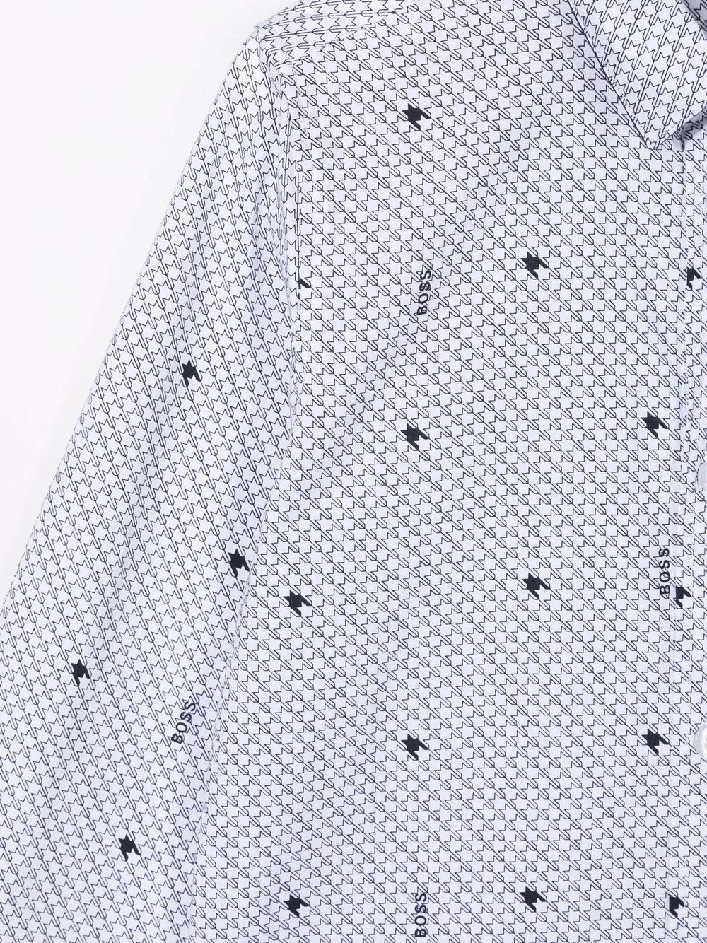 фото Boss kidswear рубашка с принтом