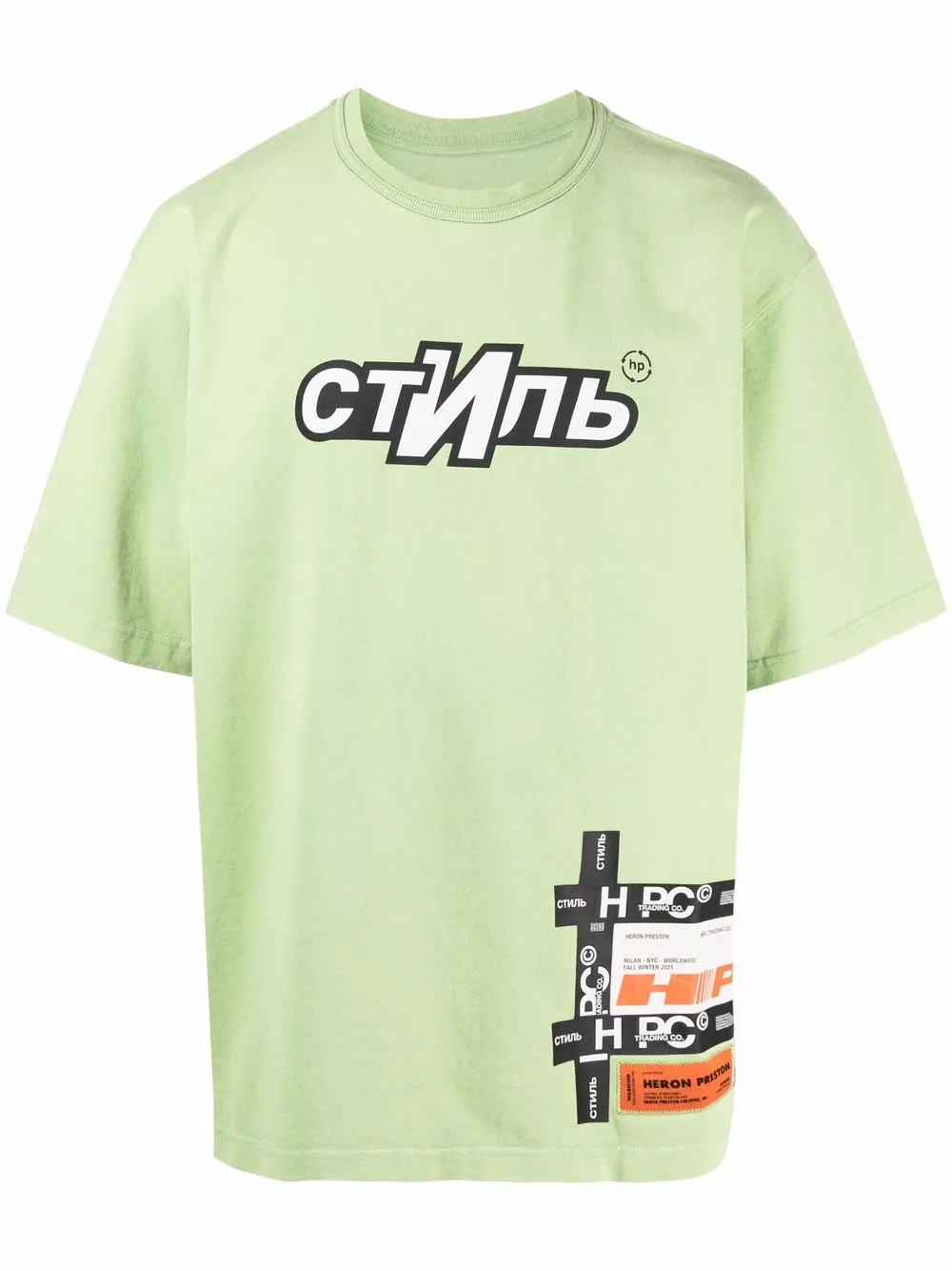 фото Heron preston футболка с логотипом стиль