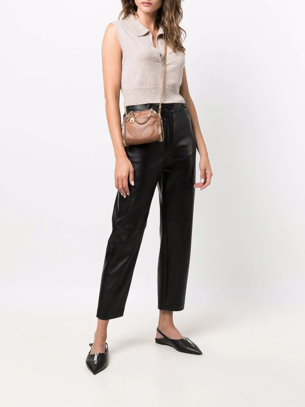 фото Stella mccartney маленькая сумка-тоут falabella