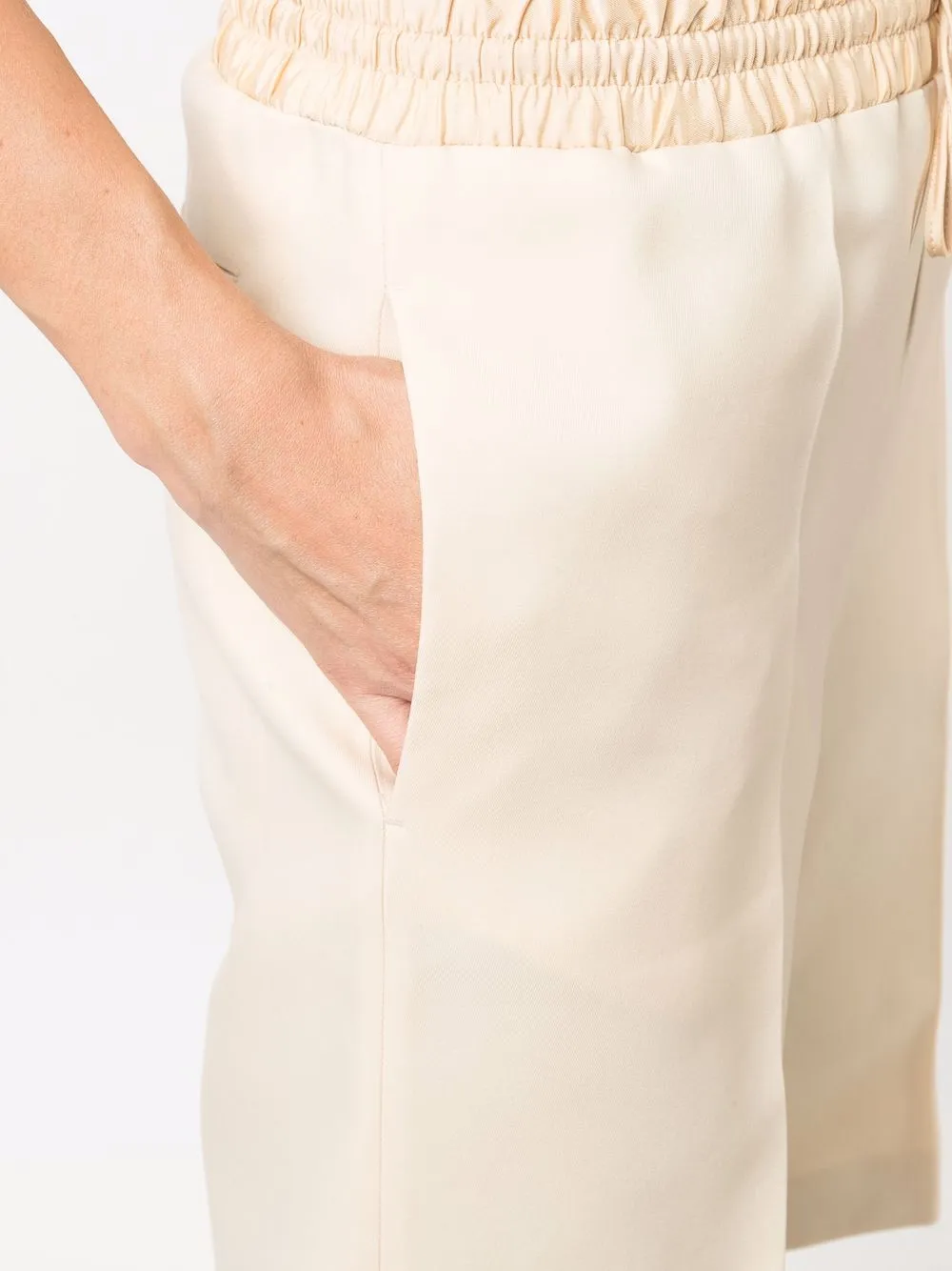 фото Jil sander креповые шорты-бермуды