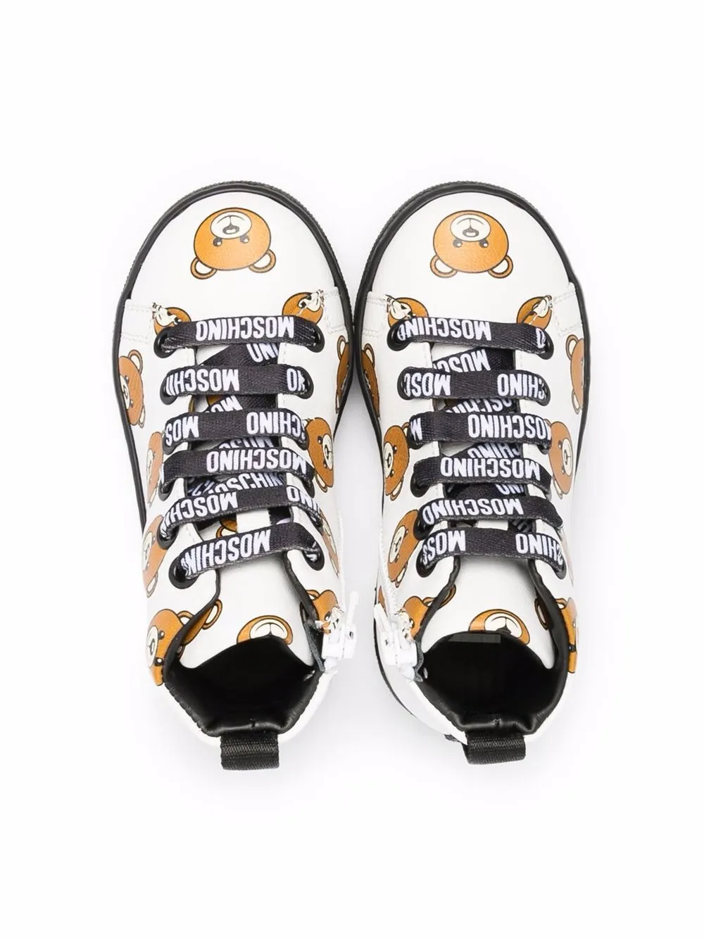 фото Moschino kids ботинки toy bear с принтом