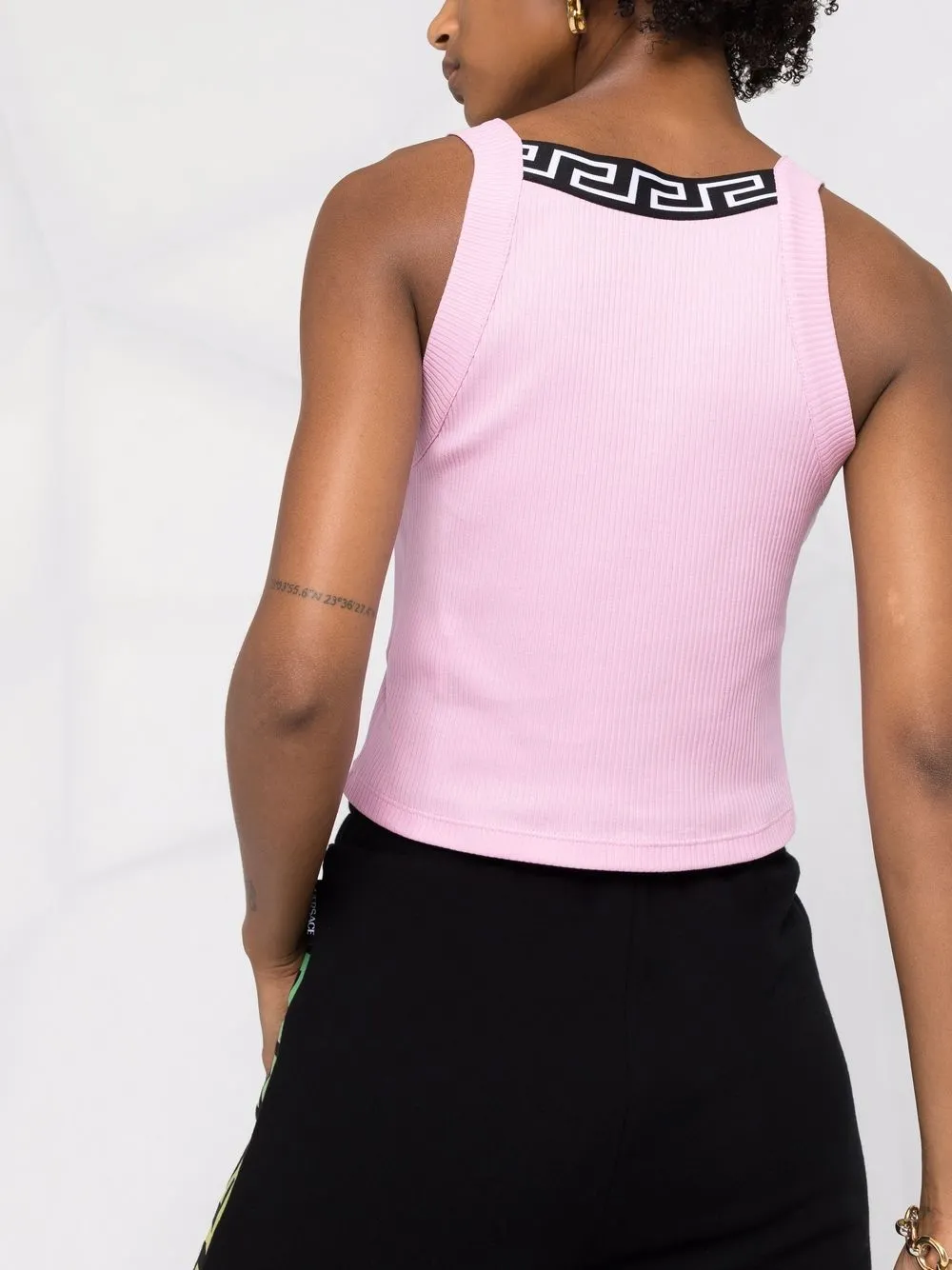 фото Versace топ с узором greca