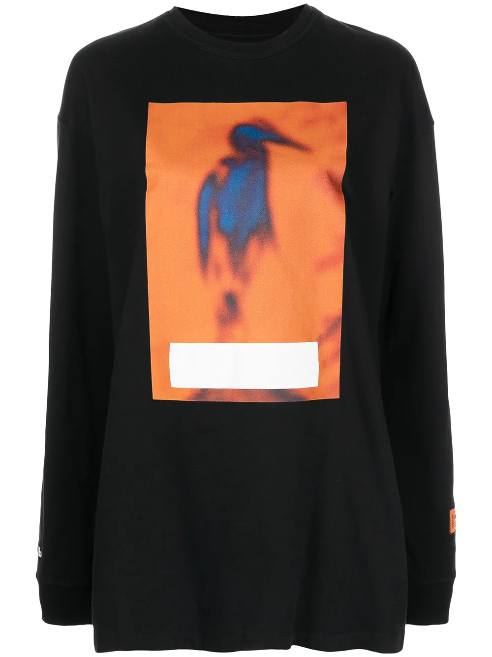 фото Heron preston футболка с длинными рукавами и принтом