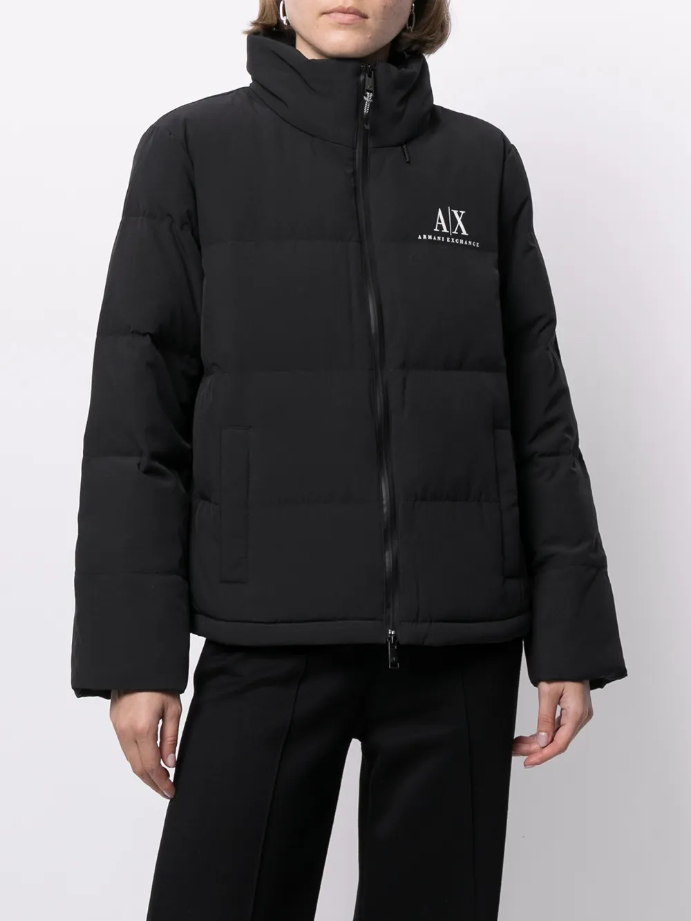 фото Armani exchange куртка на молнии с логотипом