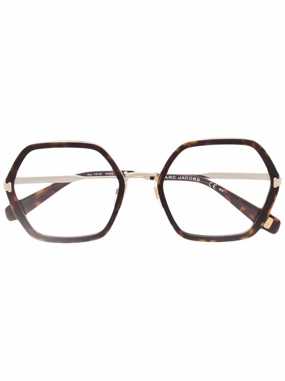 фото Marc jacobs eyewear очки mj 1018 в шестиугольной оправе