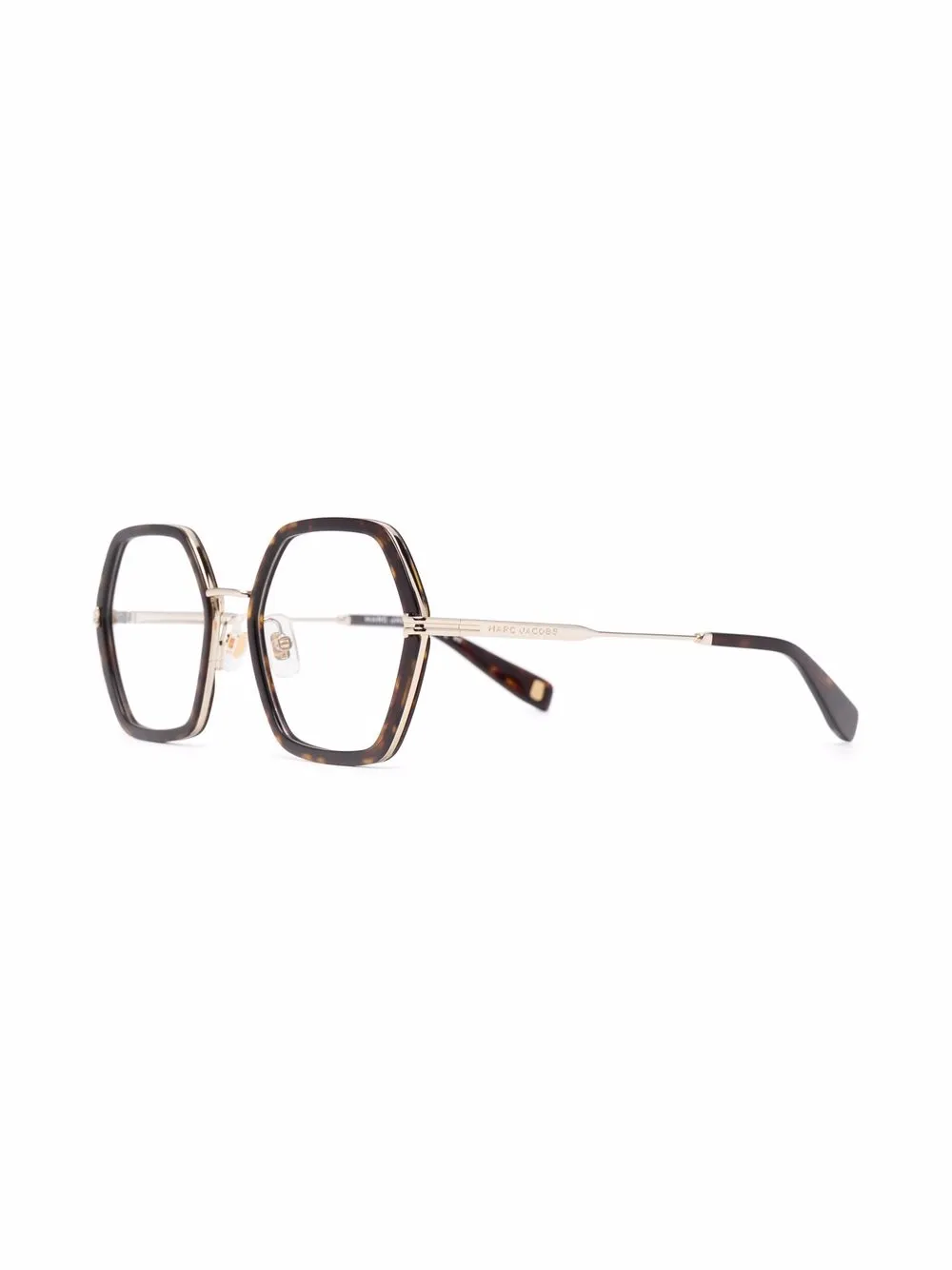 фото Marc jacobs eyewear очки mj 1018 в шестиугольной оправе