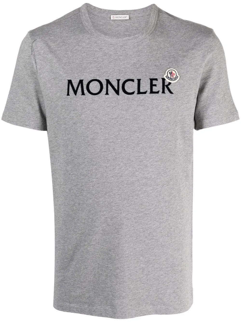 фото Moncler футболка с нашивкой-логотипом