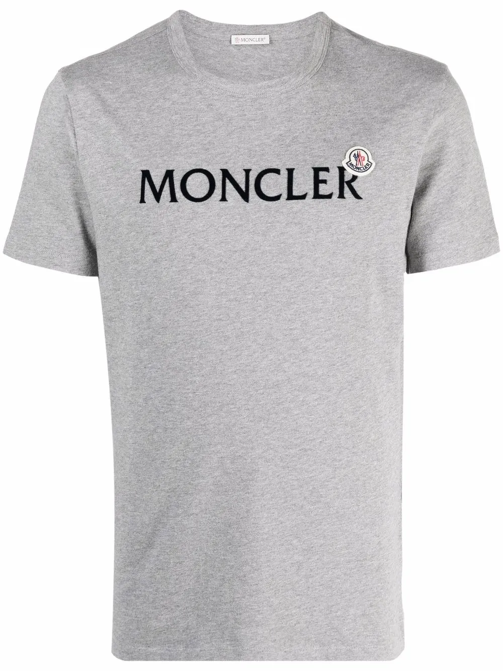 фото Moncler футболка с нашивкой-логотипом