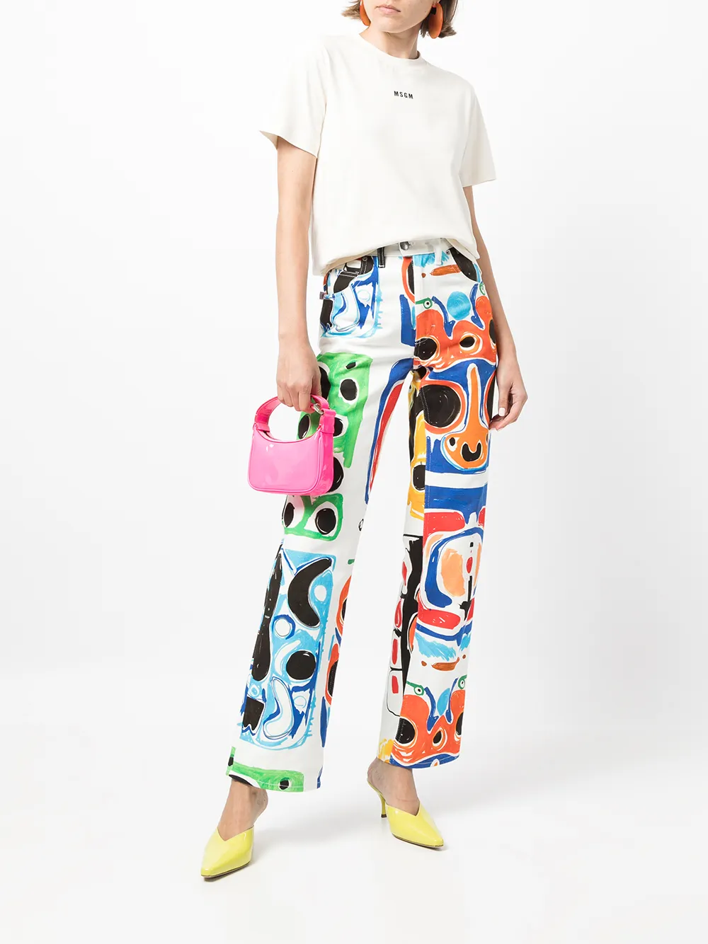 фото Msgm футболка с логотипом
