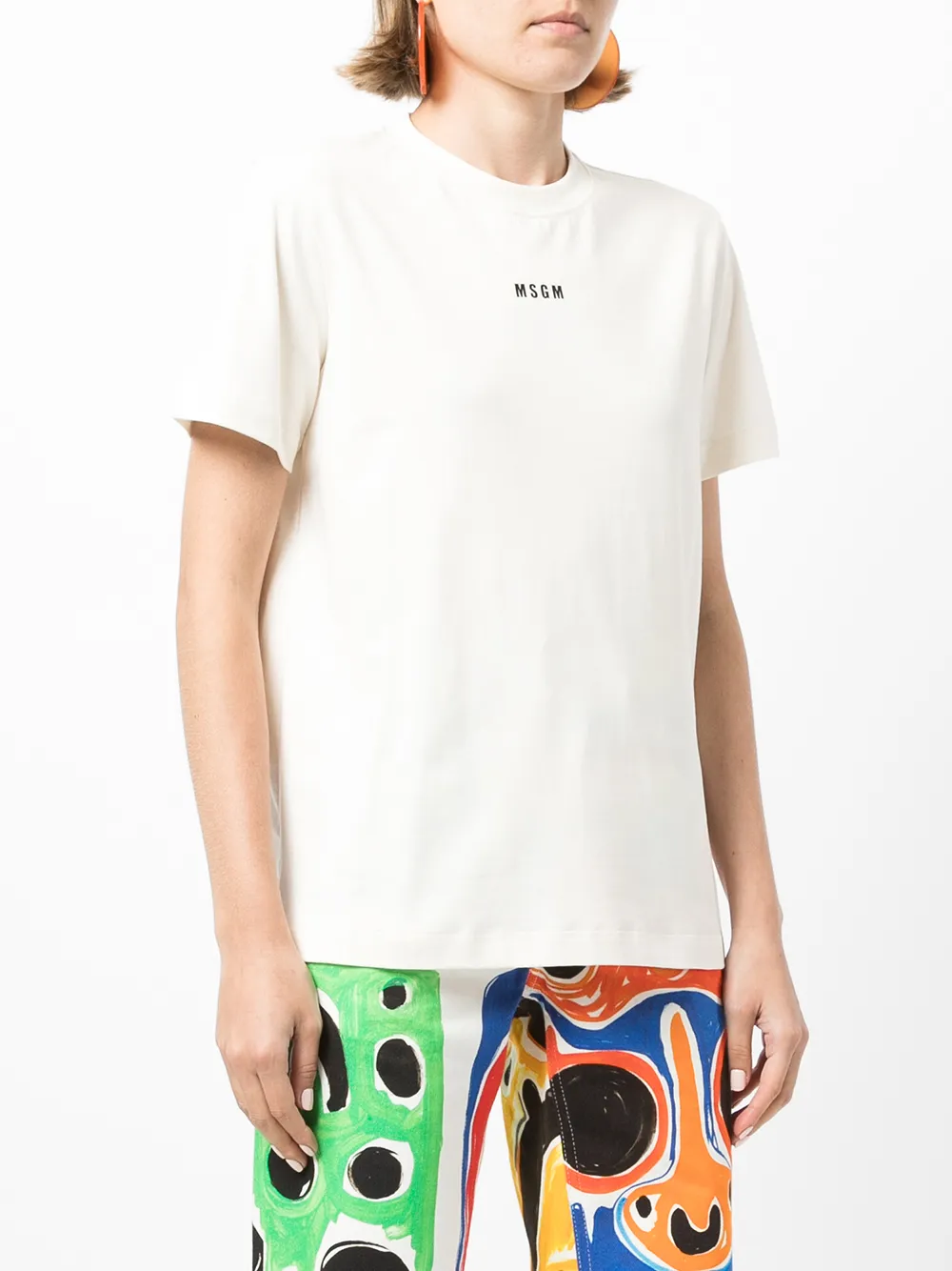 фото Msgm футболка с логотипом