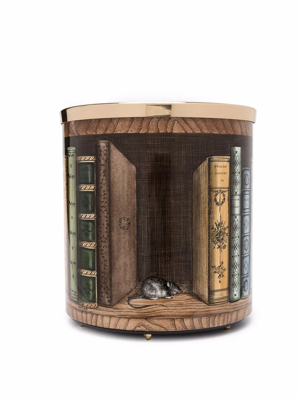фото Fornasetti корзина для бумаги с принтом