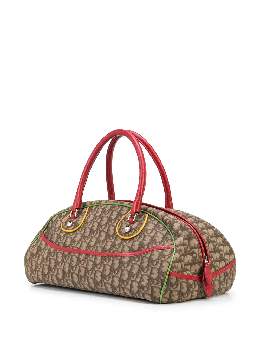 фото Christian dior дорожная сумка rasta pre-owned с узором trotter
