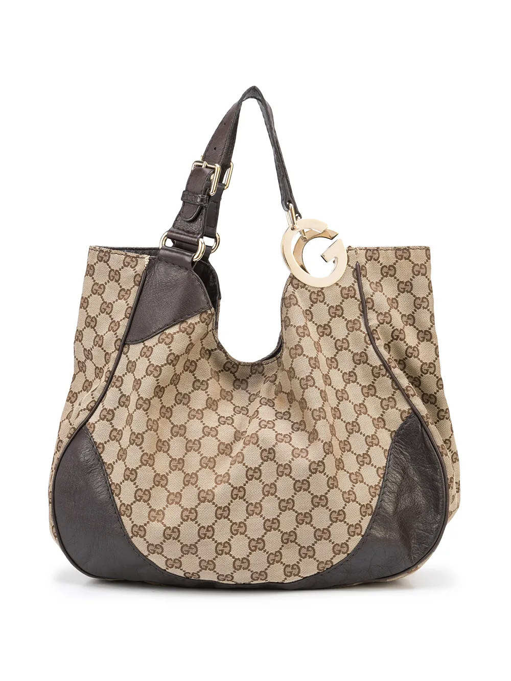 фото Gucci pre-owned сумка-тоут charlotte с логотипом gg