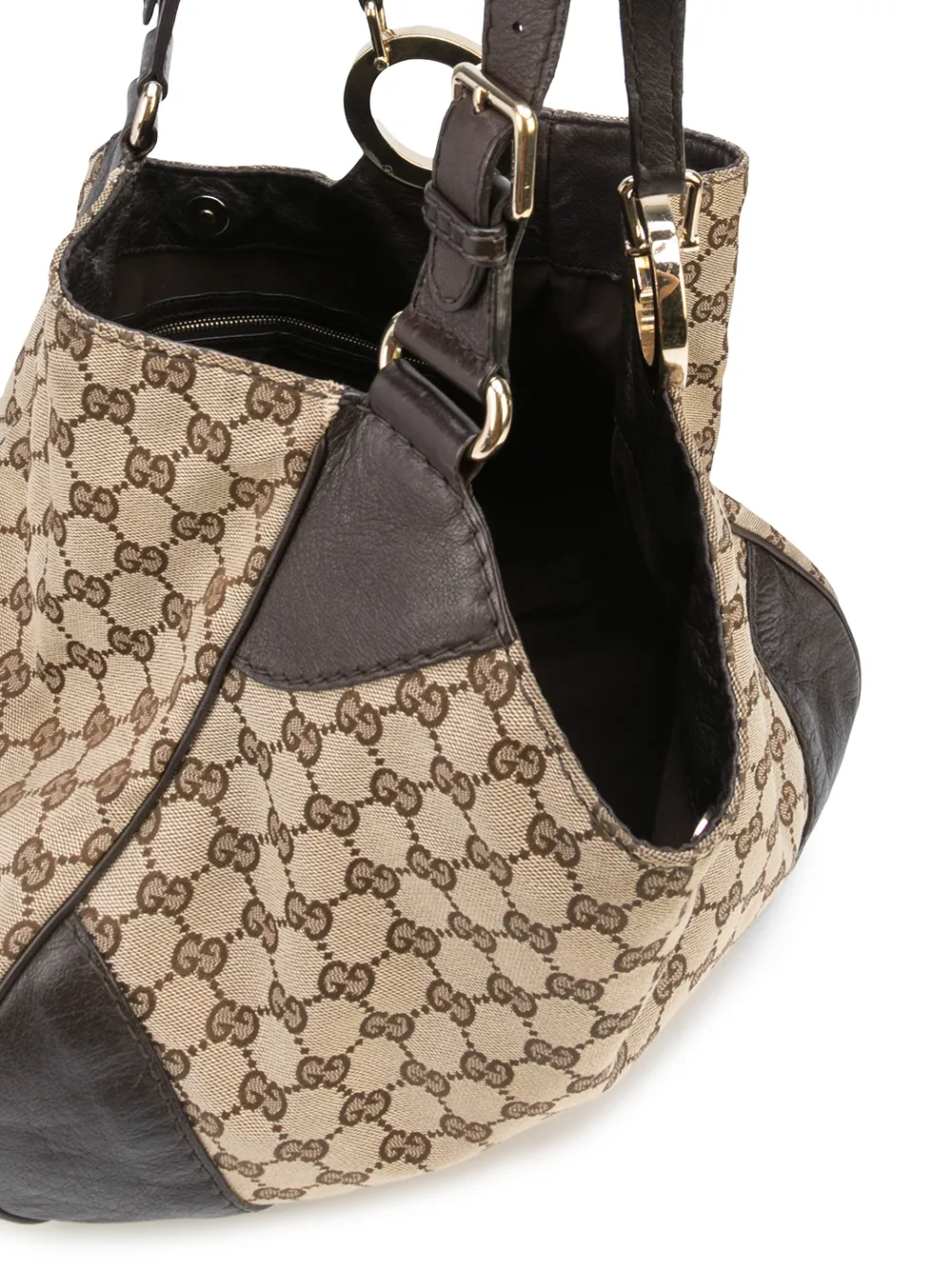 фото Gucci pre-owned сумка-тоут charlotte с логотипом gg