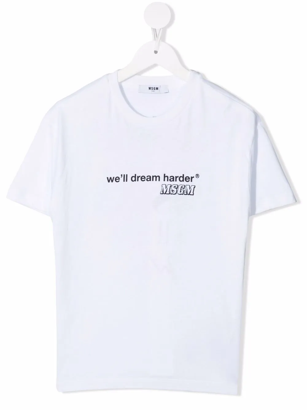 фото Msgm kids футболка с надписью