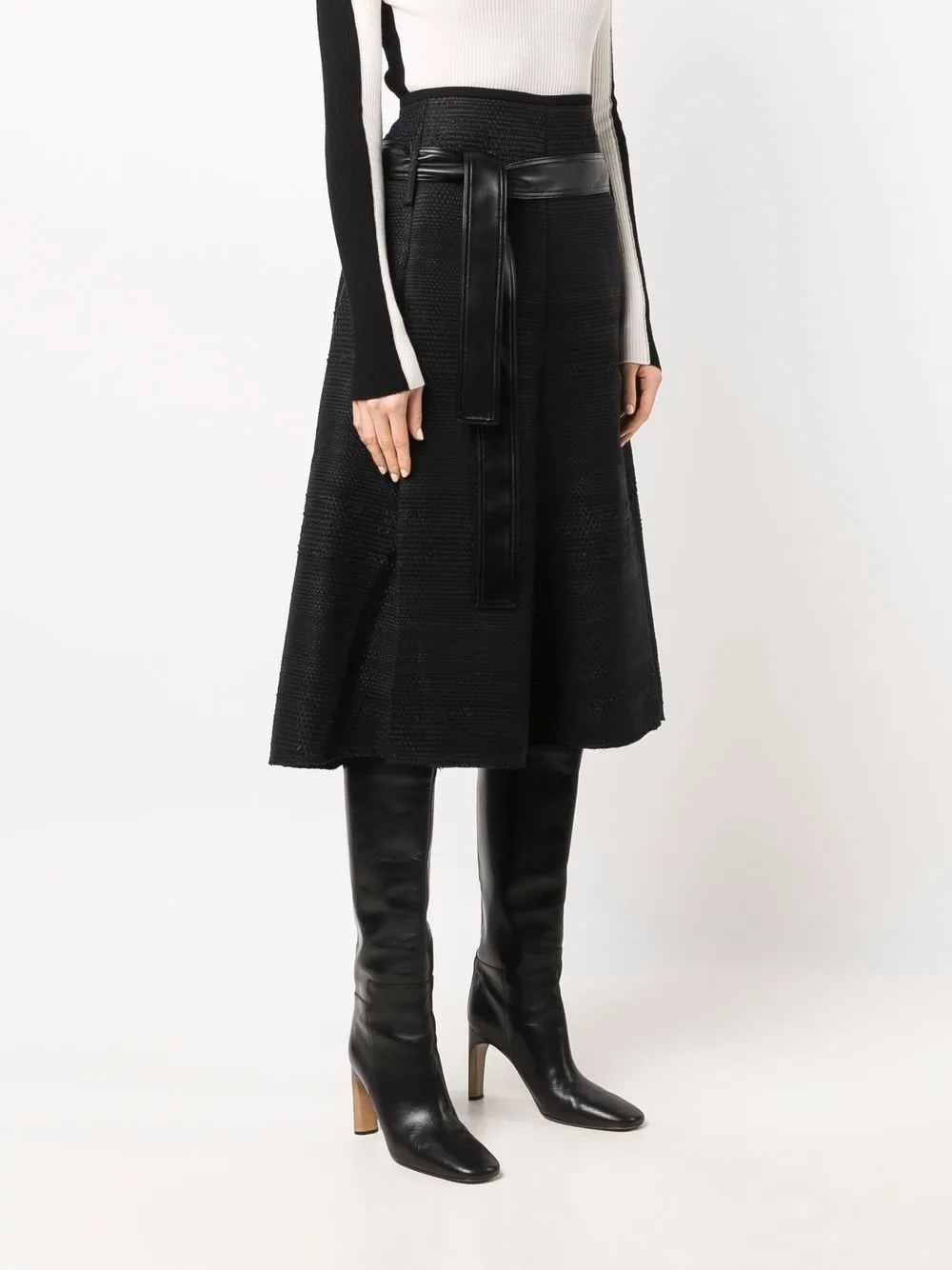 фото Proenza schouler юбка миди с поясом