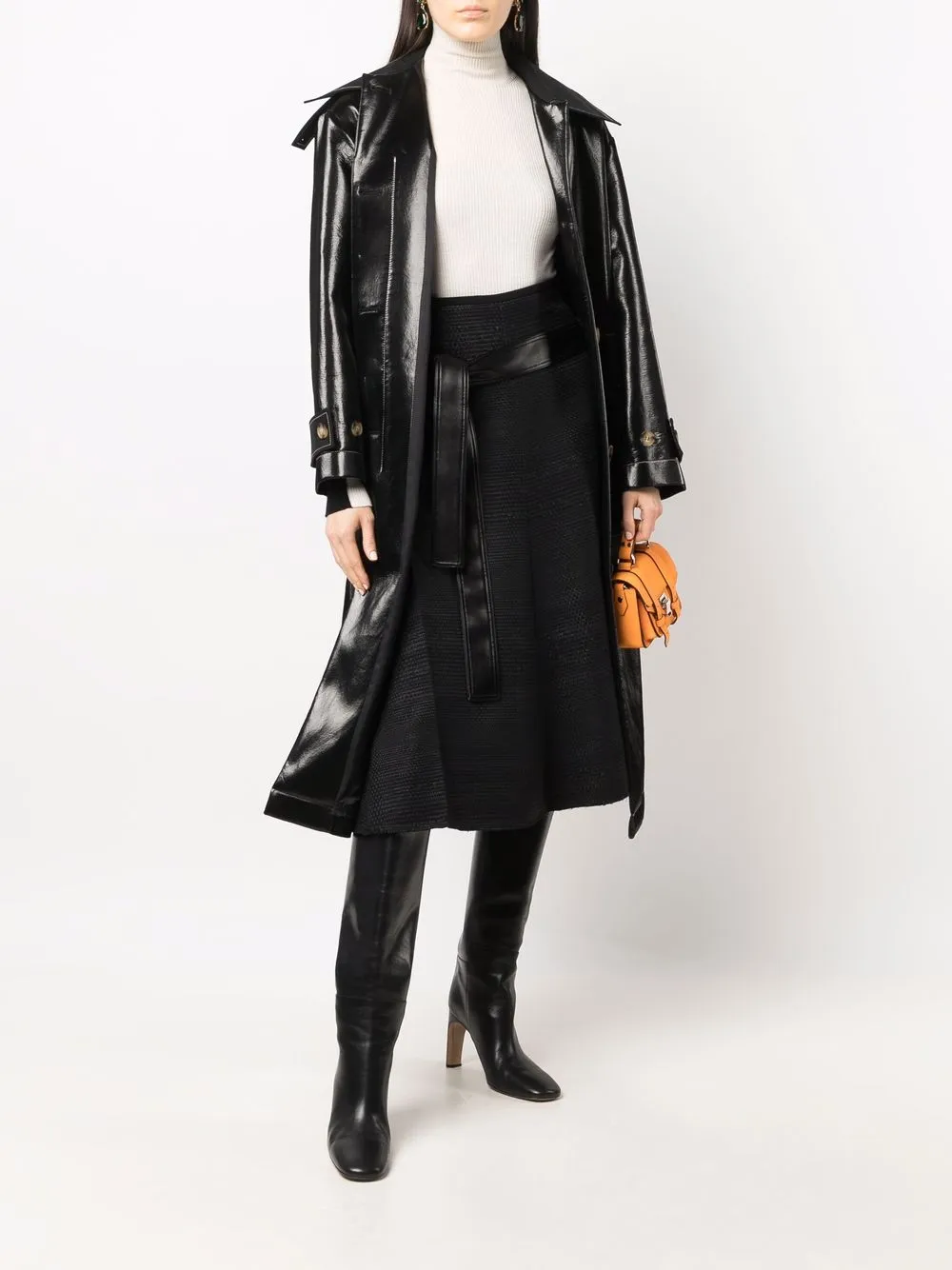 фото Proenza schouler юбка миди с поясом