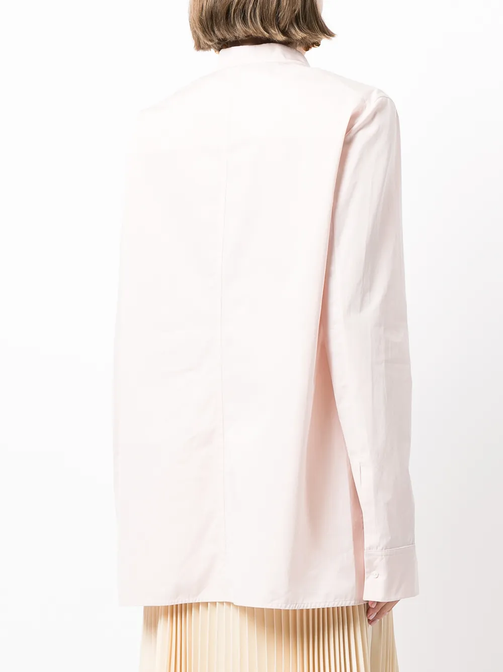фото Jil sander рубашка с воротником-стойкой