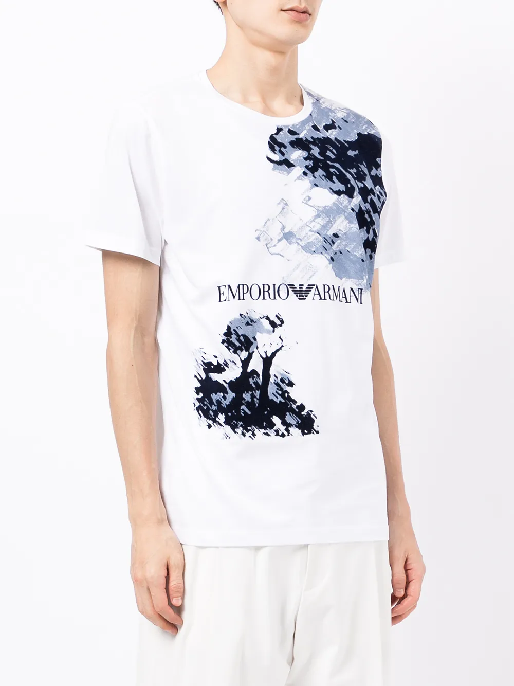 фото Emporio armani футболка с логотипом