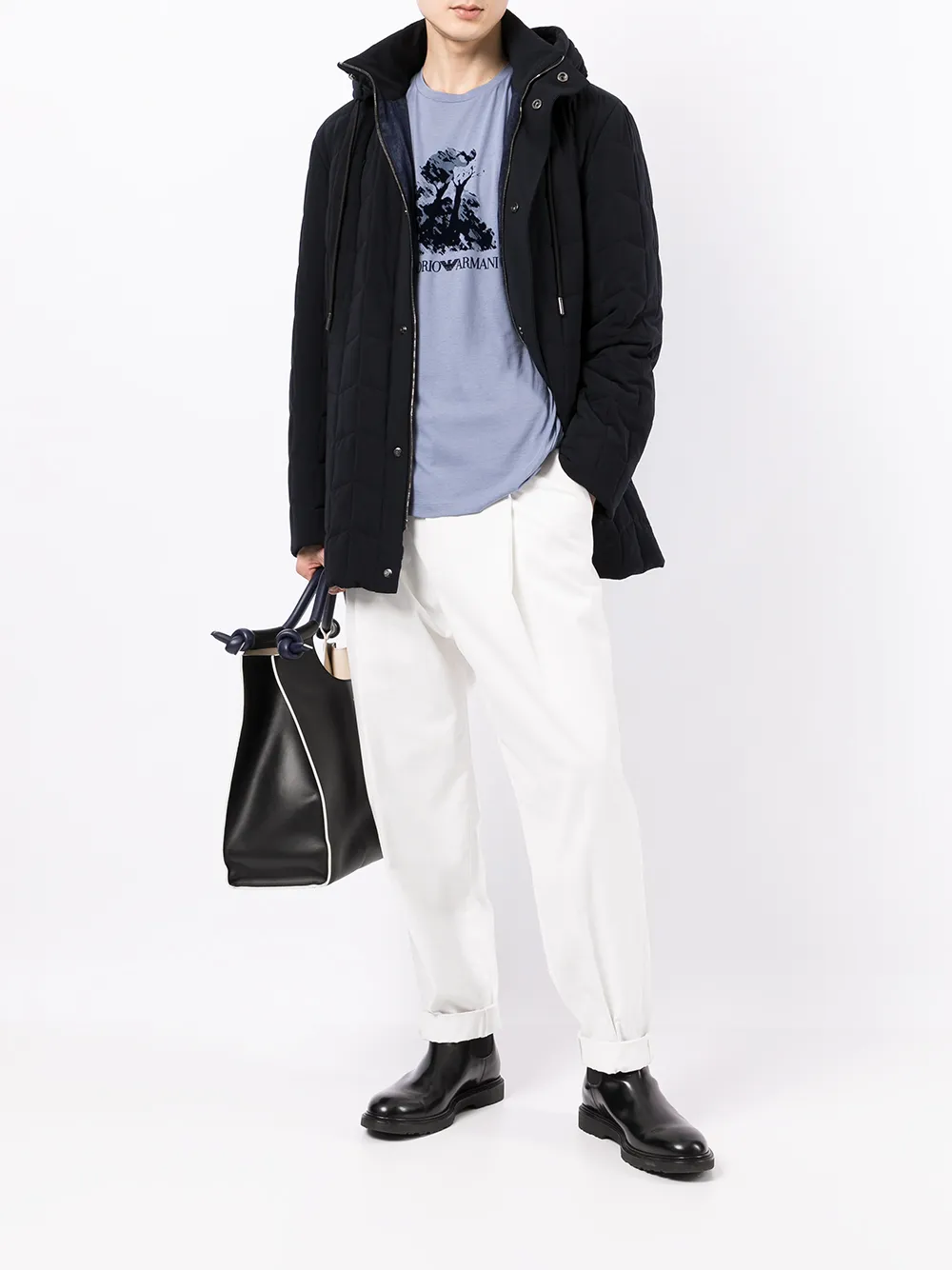 фото Emporio armani футболка с логотипом