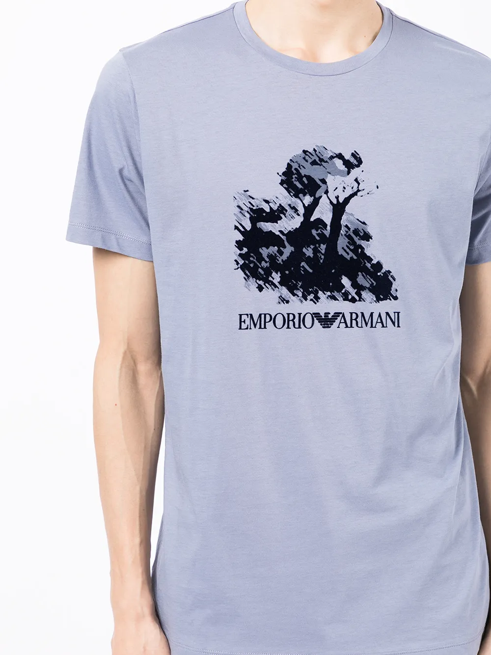 фото Emporio armani футболка с логотипом