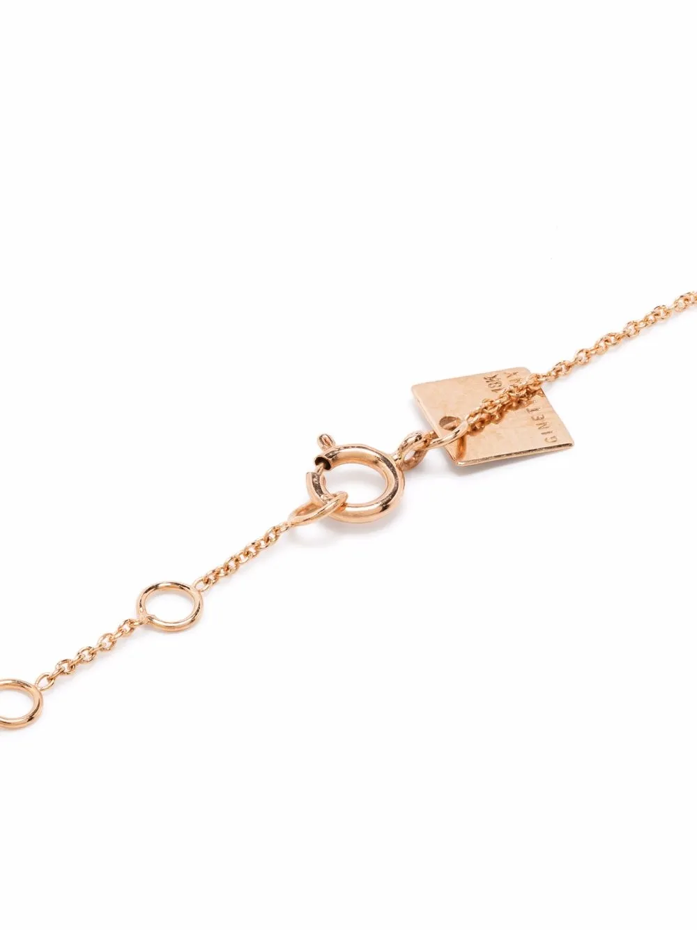 фото Ginette ny браслет mini ever из желтого золота с перламутром