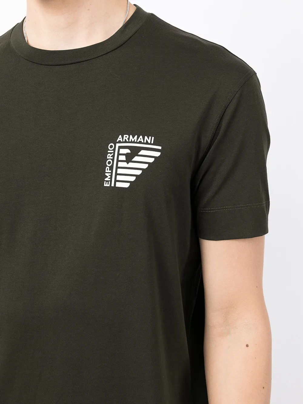 фото Emporio armani футболка с логотипом