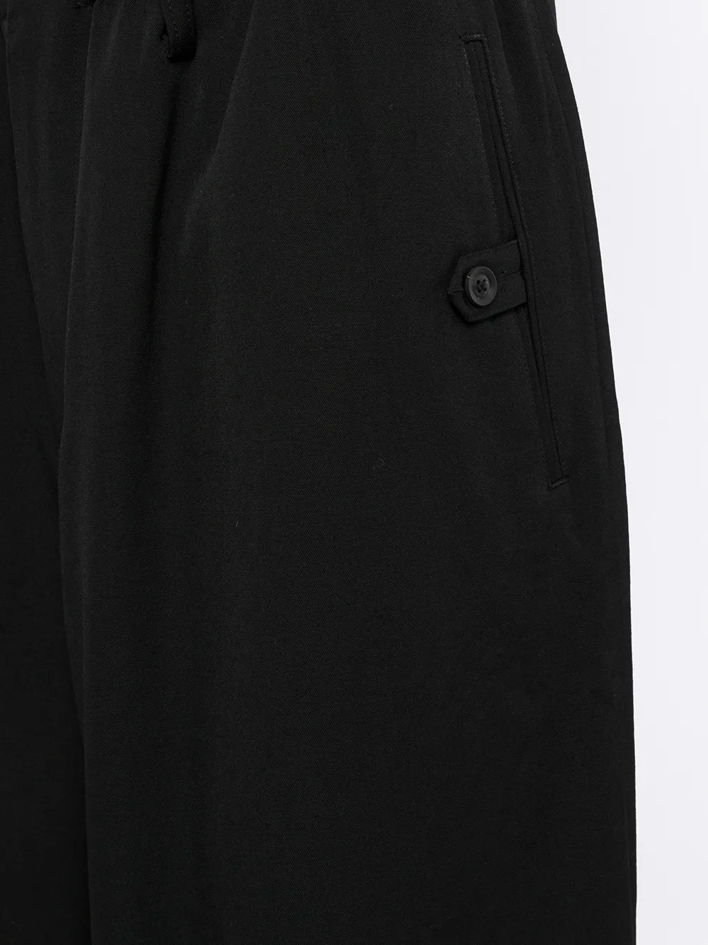 фото Yohji yamamoto шерстяные шорты широкого кроя