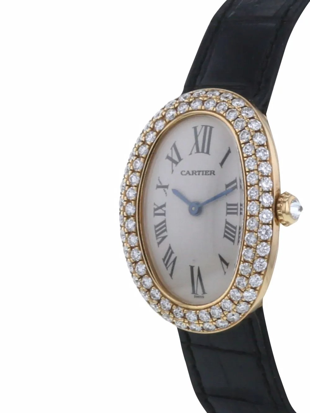 фото Cartier наручные часы baignoire pre-owned 31 мм 1990-х годов