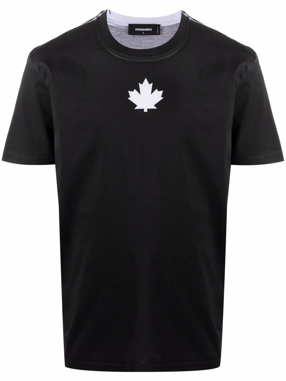 фото Dsquared2 футболка с принтом maple leaf