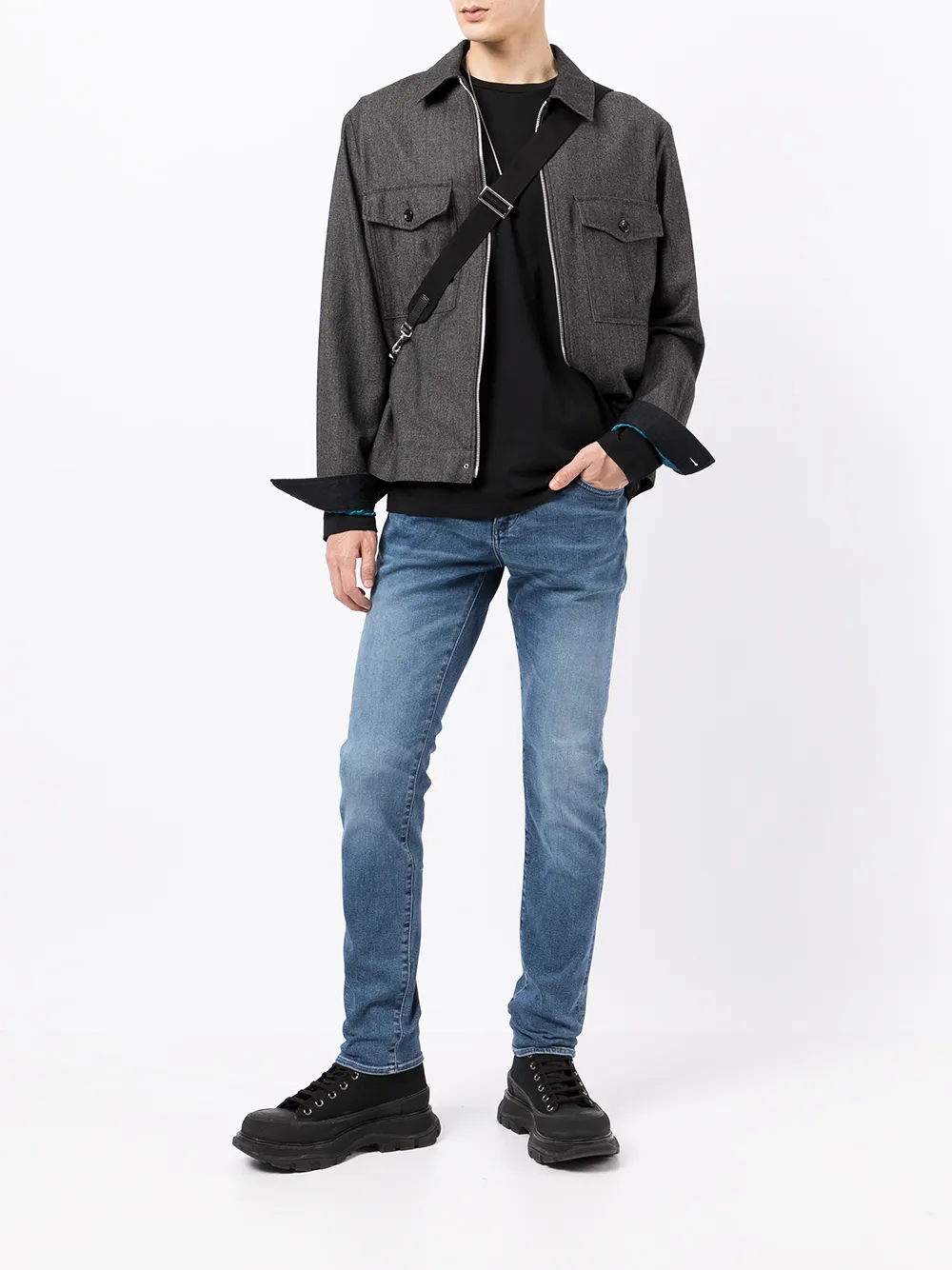 фото Boss футболка tacks с длинными рукавами