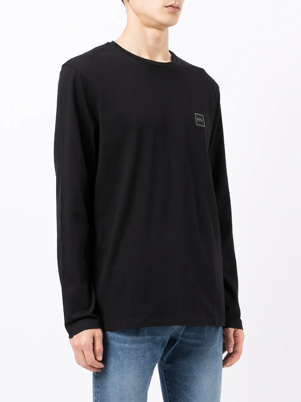 фото Boss футболка tacks с длинными рукавами