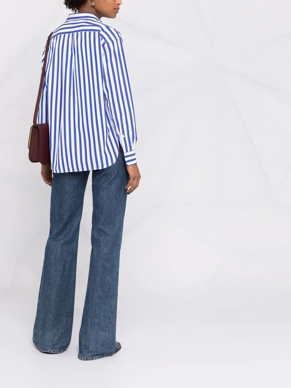 фото Polo ralph lauren полосатая рубашка с длинными рукавами