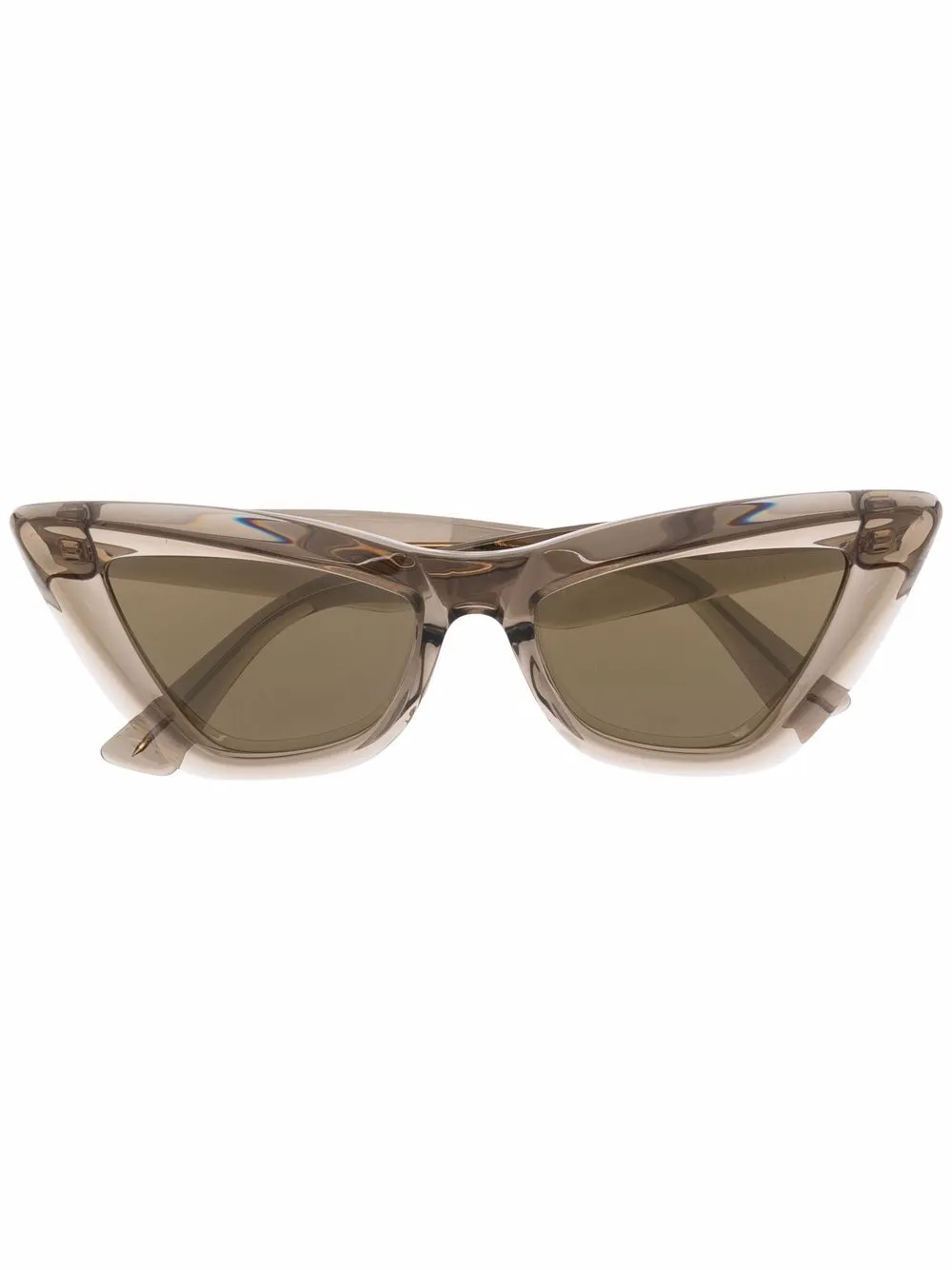 фото Bottega veneta eyewear солнцезащитные очки в оправе 'кошачий глаз'