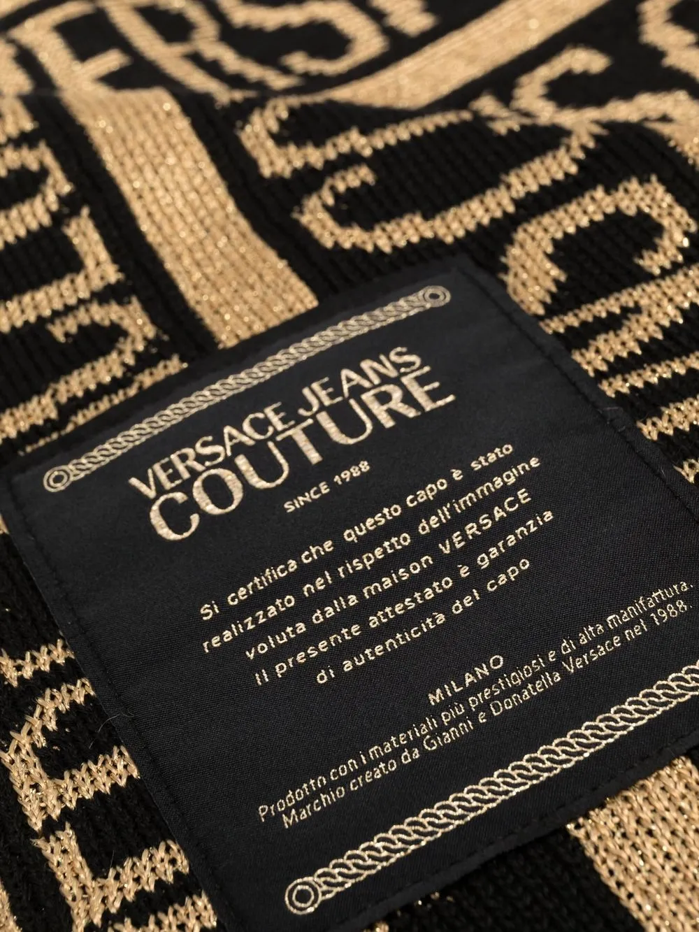 фото Versace jeans couture шарф с логотипом