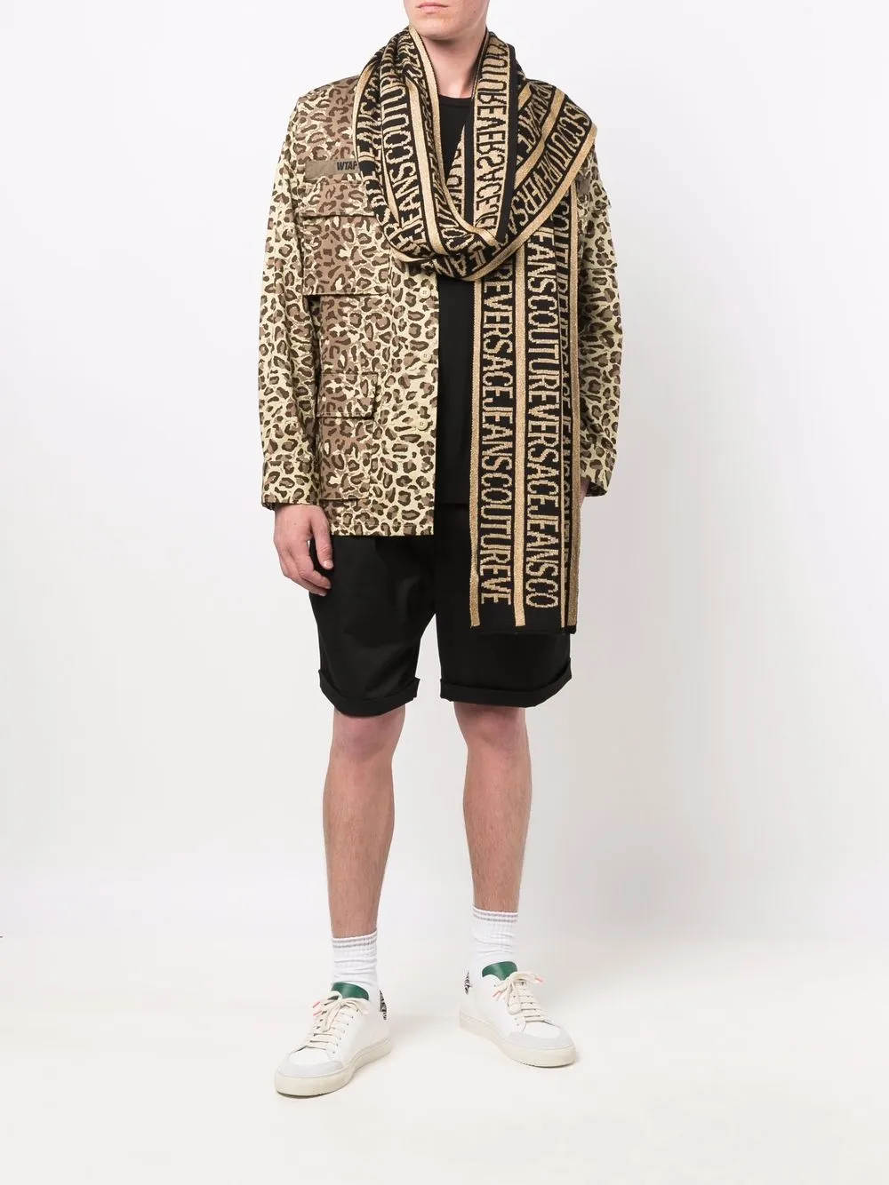 фото Versace jeans couture шарф с логотипом