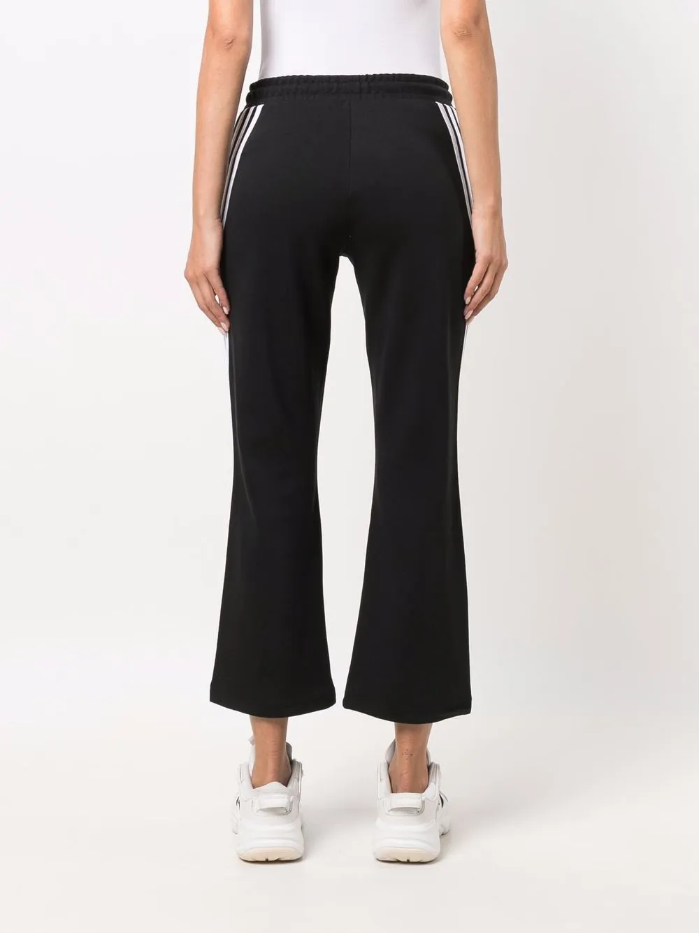 фото Adidas укороченные спортивные брюки с полосками