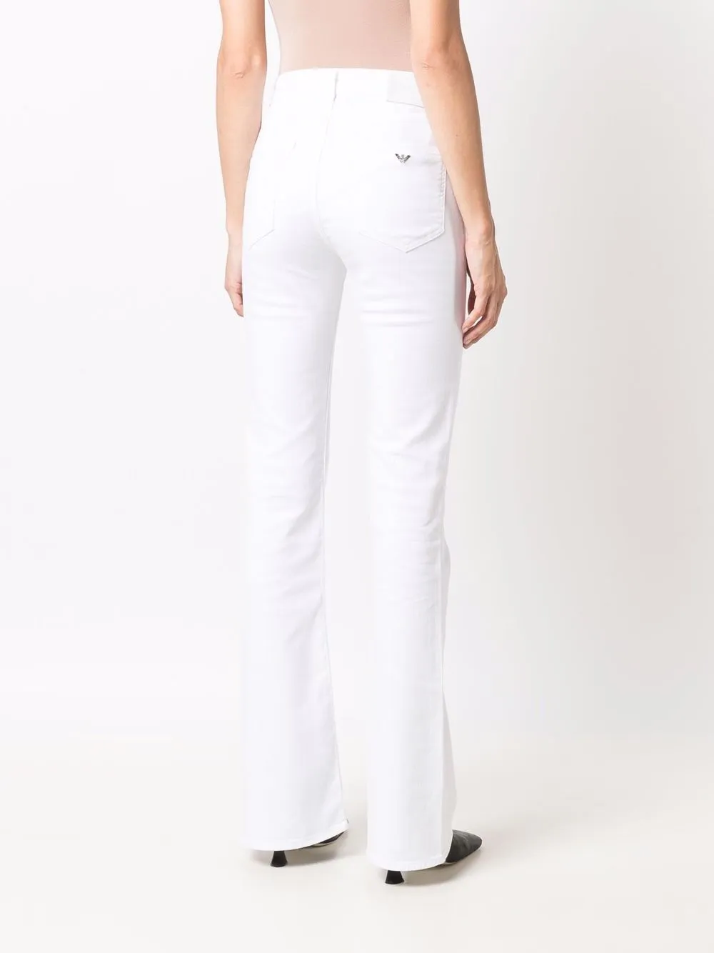 фото Emporio armani расклешенные джинсы средней посадки