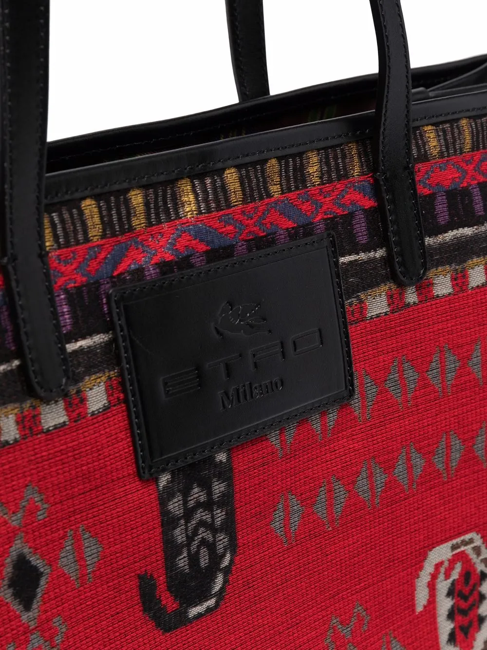 фото Etro сумка-тоут с жаккардовым узором
