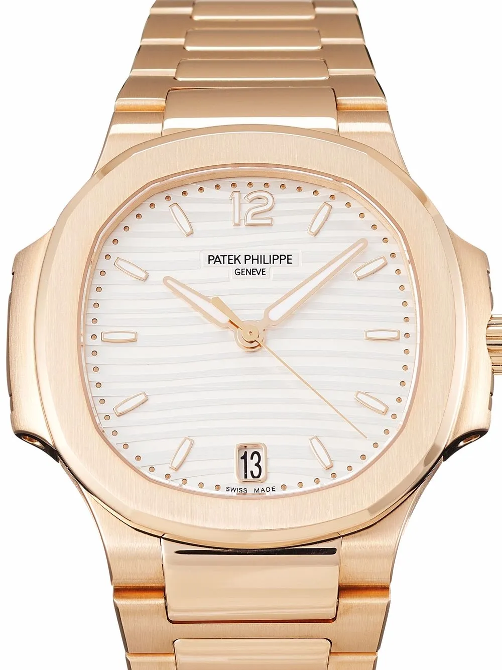 фото Patek philippe наручные часы nautilus pre-owned 35.2 мм 2020-го года