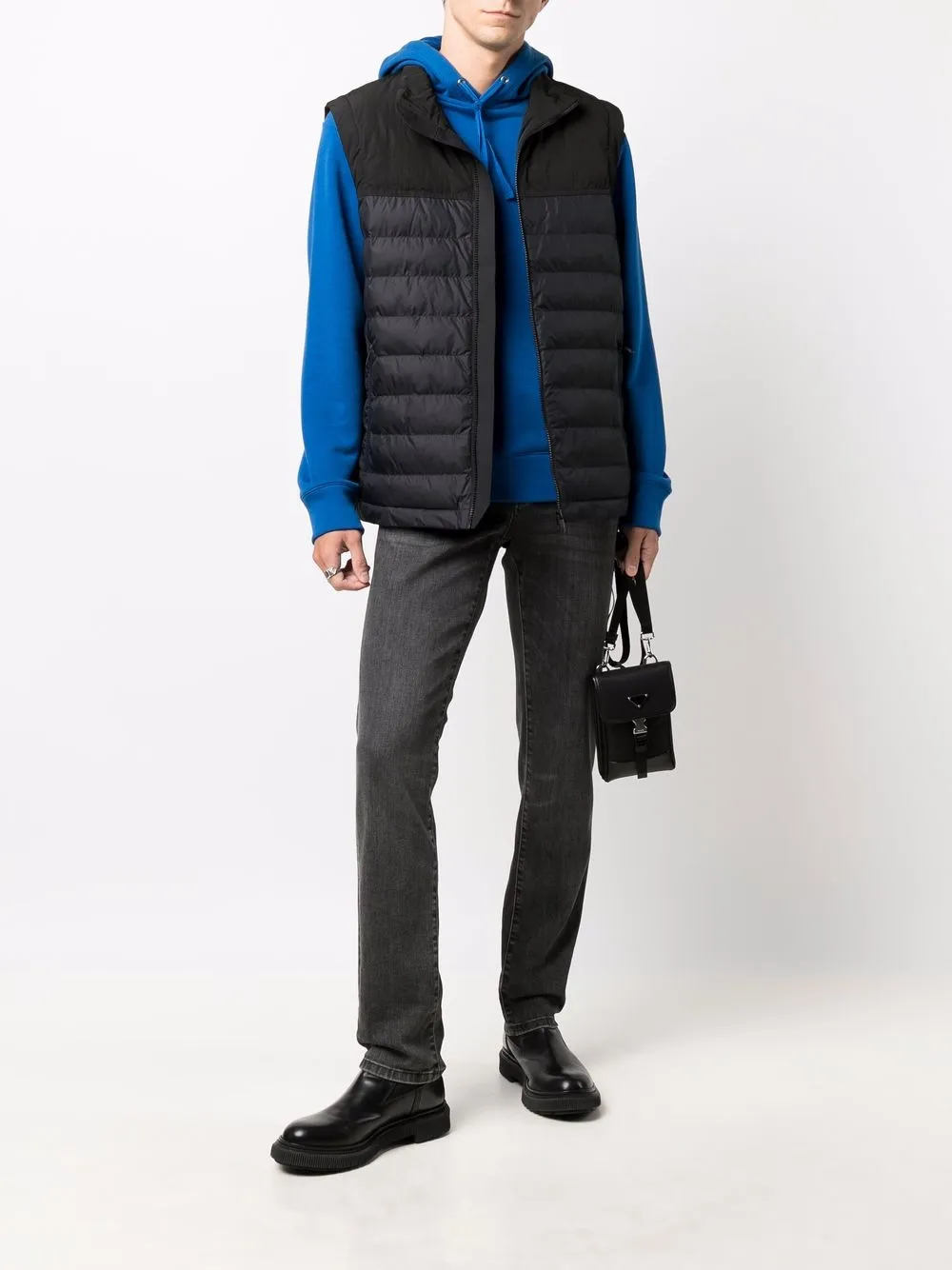 фото Z zegna дутый жилет на молнии